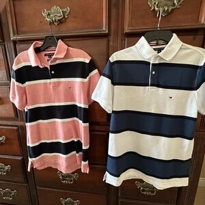 Lot of 2 Tommy Hilfiger polo shirts size medium
